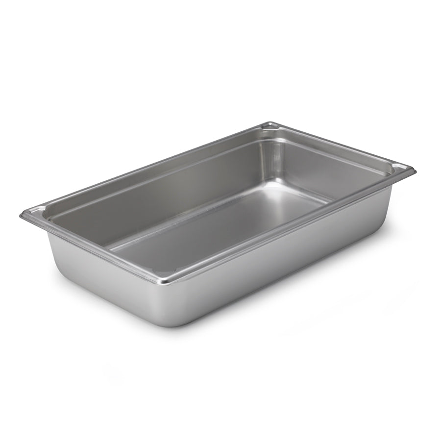 Full-size 6-inch-deep Super Pan® heavy-duty stainless steel transport pan