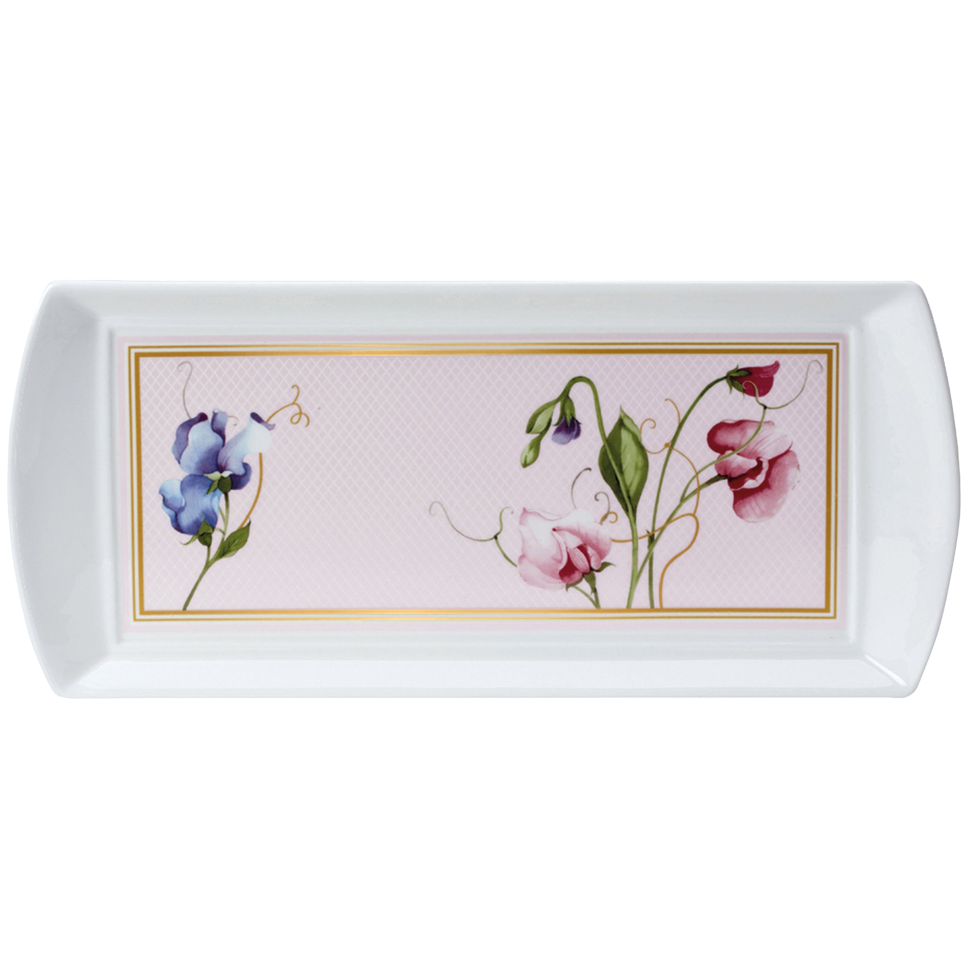 L/S Rectangle Tray L 13.33" W 6.0" Trellis