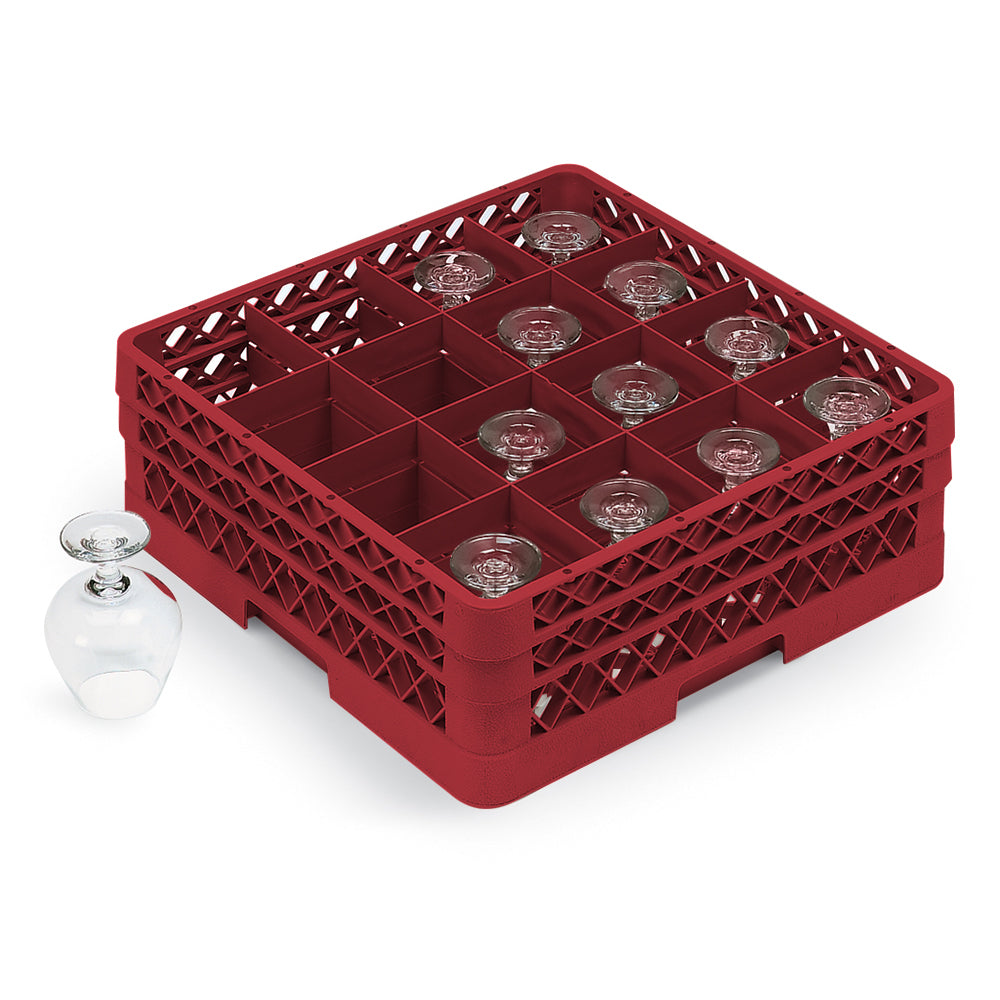 Traex® full-size square 16 compartment rack