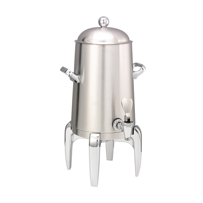 Flame Free™ Thermo-Urn™ 1.5-Gallon Vacuum Insulated Urn with Modern Legs and Domed Lid in Brushed Stainless