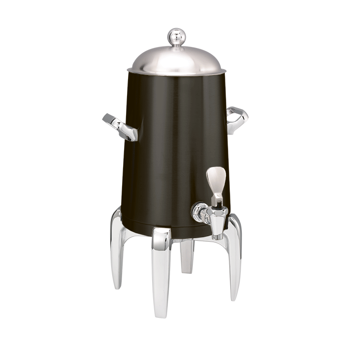 Flame Free™ Thermo-Urn™ 1.5-Gallon Vacuum Insulated Urn with Modern Legs and Domed Lid in Black Onyx