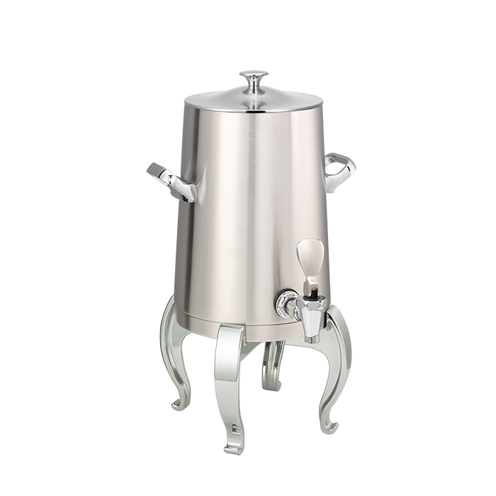 Flame Free™ Thermo-Urn™ 1.5-Gallon Vacuum Insulated Urn with Regal Legs and Classic Lid in Brushed Stainless