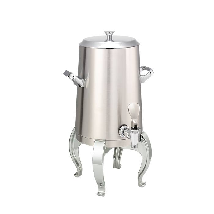 Flame Free™ Thermo-Urn™ 1.5-Gallon Vacuum Insulated Urn with Regal Legs and Flat Lid in Brushed Stainless