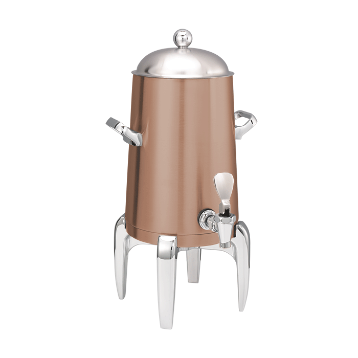 Flame Free™ Thermo-Urn™ 1.5-Gallon Vacuum Insulated Urn with Modern Legs and Domed Lid in Rose Gold