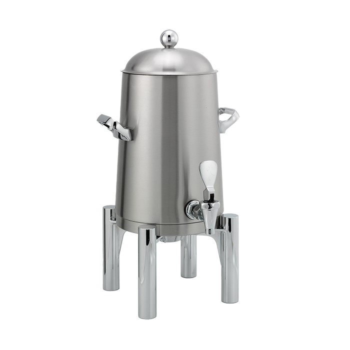 Flame Free™ Thermo-Urn™ 1.5-Gallon Vacuum Insulated Urn with Round Legs and Domed Lid in Brushed Stainless