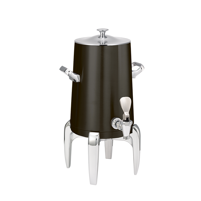 Flame Free™ Thermo-Urn™ 1.5-Gallon Vacuum Insulated Urn with Modern Legs and Classic Lid in Black Onyx