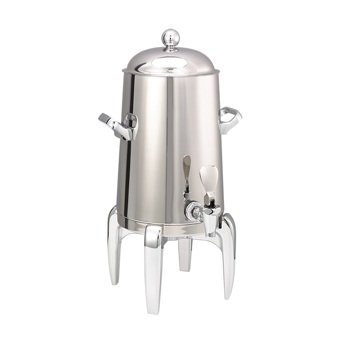 Flame Free™ Thermo-Urn™ 1.5-Gallon Vacuum Insulated Urn with Modern Legs and Domed Lid in Polished Stainless