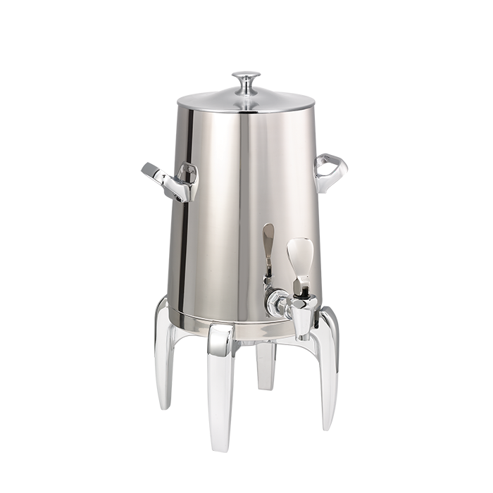 Flame Free™ Thermo-Urn™ 1.5-Gallon Vacuum Insulated Urn with Modern Legs and Classic Lid in Polished Stainless