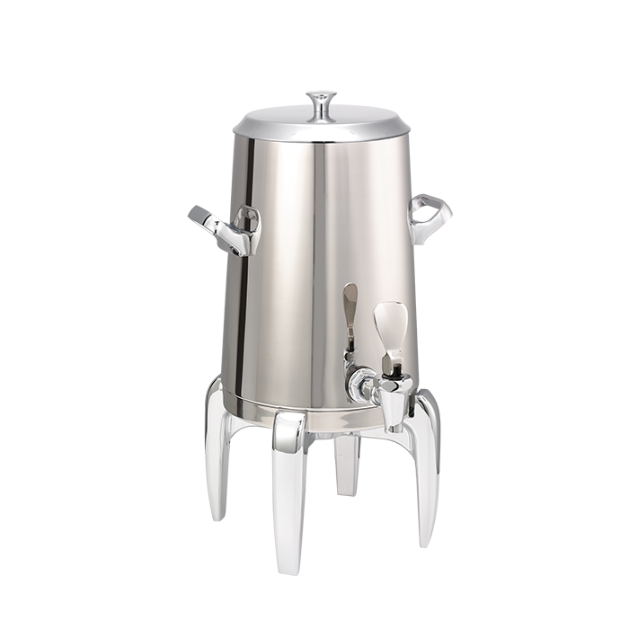 Flame Free™ Thermo-Urn™ 1.5-Gallon Vacuum Insulated Urn with Modern Legs and Flat Lid in Polished Stainless