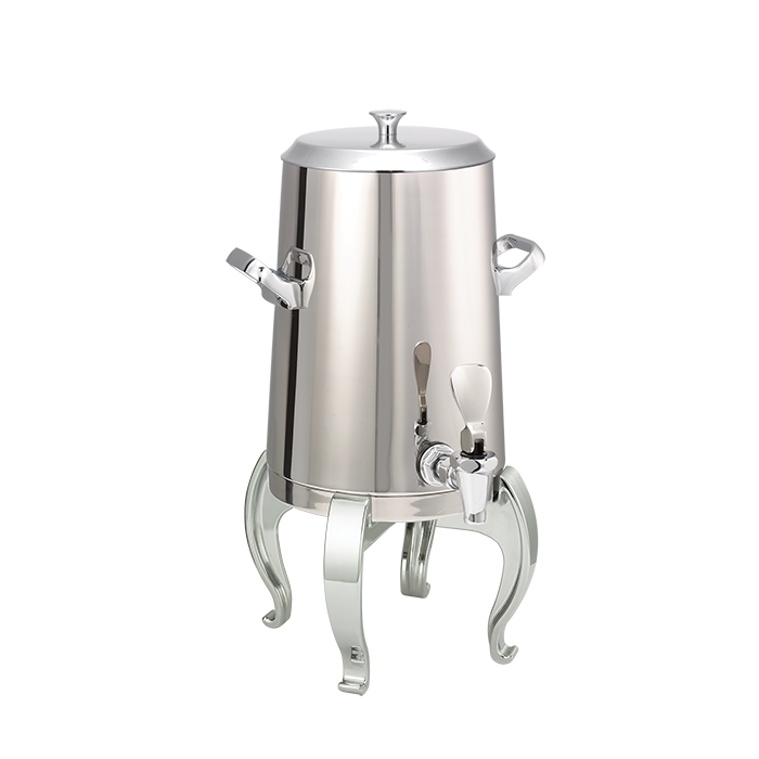 Flame Free™ Thermo-Urn™ 1.5-Gallon Vacuum Insulated Urn with Regal Legs and Flat Lid in Polished Stainless