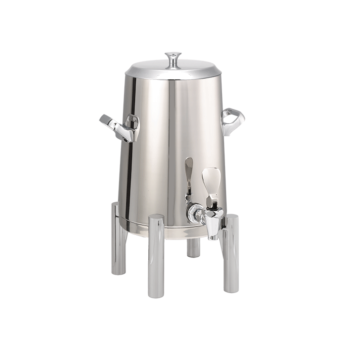 Flame Free™ Thermo-Urn™ 1.5-Gallon Vacuum Insulated Urn with Round Legs and Flat Lid in Polished Stainless