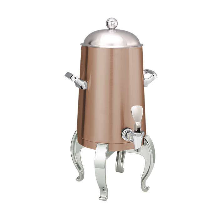 Flame Free™ Thermo-Urn™ 1.5-Gallon Vacuum Insulated Urn with Regal Legs and Domed Lid in Rose Gold