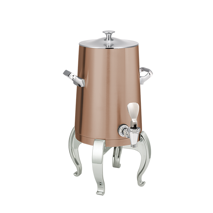 Flame Free™ Thermo-Urn™ 1.5-Gallon Vacuum Insulated Urn with Regal Legs and Classic Lid in Rose Gold