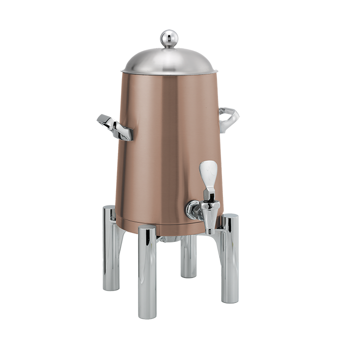 Flame Free™ Thermo-Urn™ 1.5-Gallon Vacuum Insulated Urn with Round Legs and Domed Lid in Rose Gold