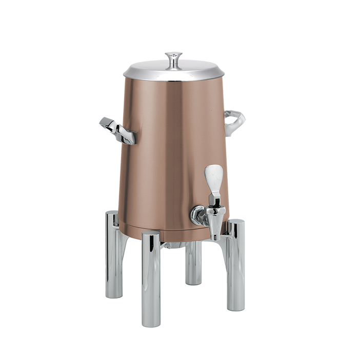 Flame Free™ Thermo-Urn™ 1.5-Gallon Vacuum Insulated Urn with Round Legs and Flat Lid in Rose Gold