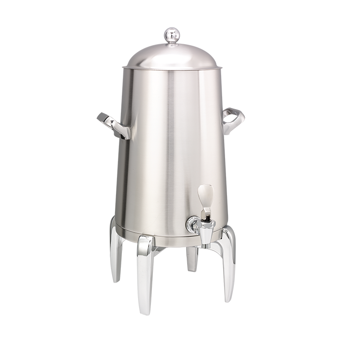 Flame Free™ Thermo-Urn™ 3-Gallon Vacuum Insulated Urn with Modern Legs and Domed Lid in Brushed Stainless