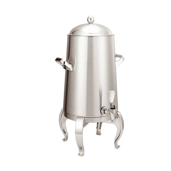 Flame Free™ Thermo-Urn™ 3-Gallon Vacuum Insulated Urn with Regal Legs and Domed Lid in Brushed Stainless