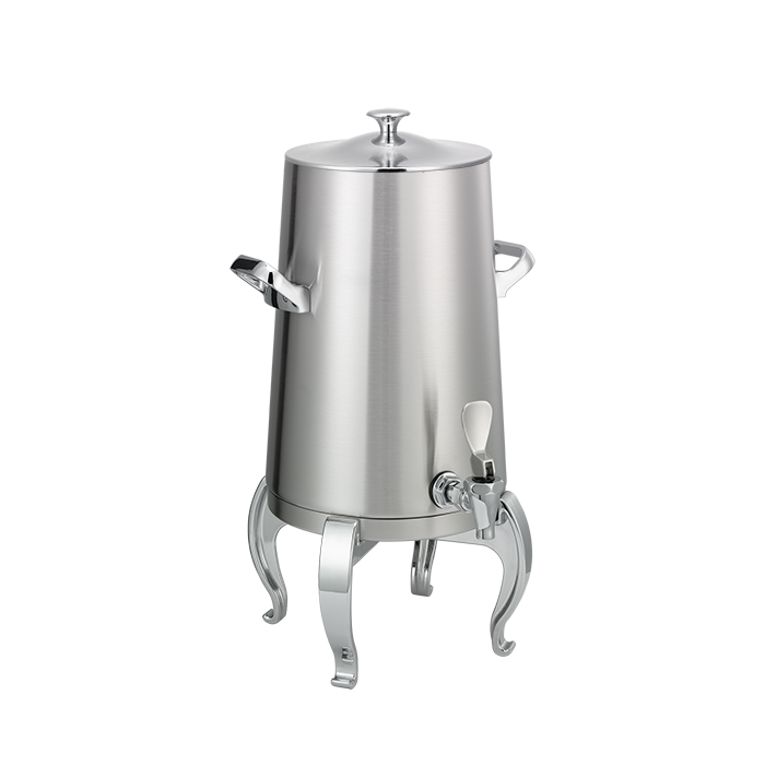 Flame Free™ Thermo-Urn™ 3-Gallon Vacuum Insulated Urn with Regal Legs and Classic Lid in Brushed Stainless