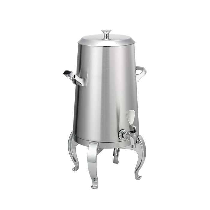 Flame Free™ Thermo-Urn™ 3-Gallon Vacuum Insulated Urn with Regal Legs and Flat Lid in Brushed Stainless