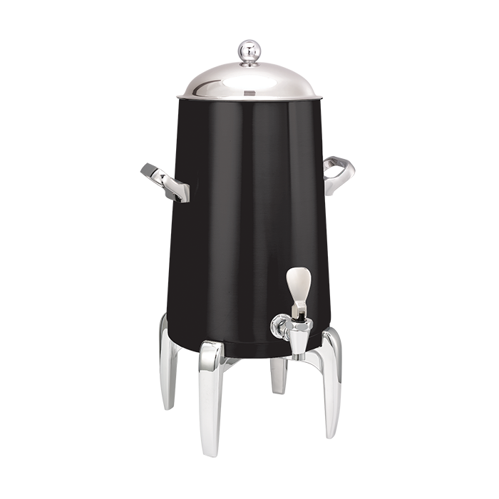 Flame Free™ Thermo-Urn™ 3-Gallon Vacuum Insulated Urn with Modern Legs and Domed Lid in Black Onyx