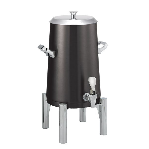 Flame Free™ Thermo-Urn™ 3-Gallon Vacuum Insulated Urn with Round Legs and Flat Lid in Black Onyx
