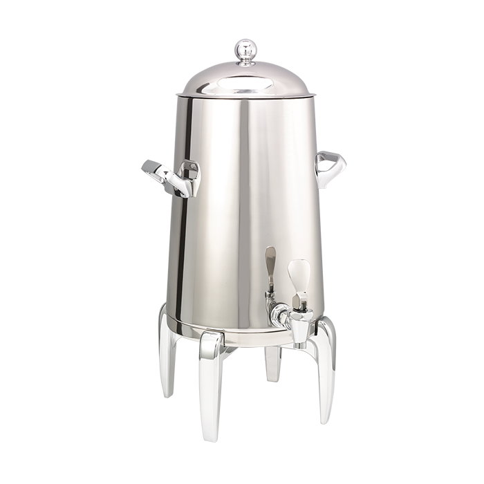 Flame Free™ Thermo-Urn™ 3-Gallon Vacuum Insulated Urn with Modern Legs and Domed Lid in Polished Stainless