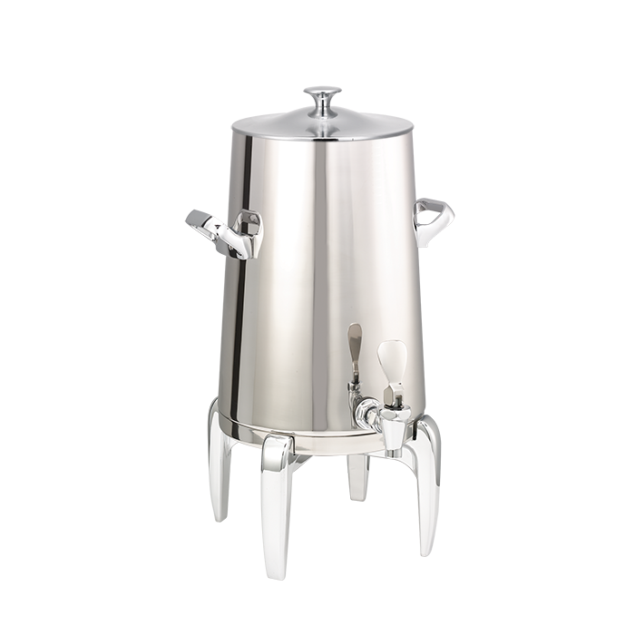 Flame Free™ Thermo-Urn™ 3-Gallon Vacuum Insulated Urn with Modern Legs and Classic Lid in Polished Stainless