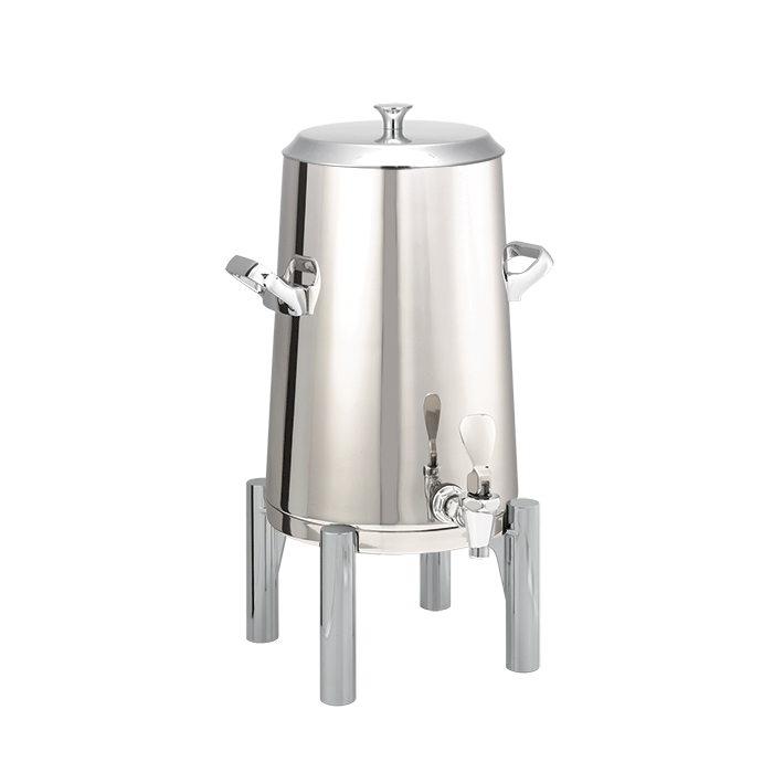 Flame Free™ Thermo-Urn™ 3-Gallon Vacuum Insulated Urn with Round Legs and Flat Lid in Polished Stainless