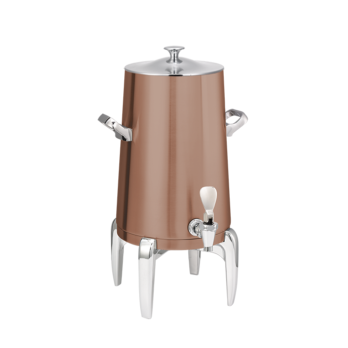 Flame Free™ Thermo-Urn™ 3-Gallon Vacuum Insulated Urn with Modern Legs and Classic Lid in Rose Gold
