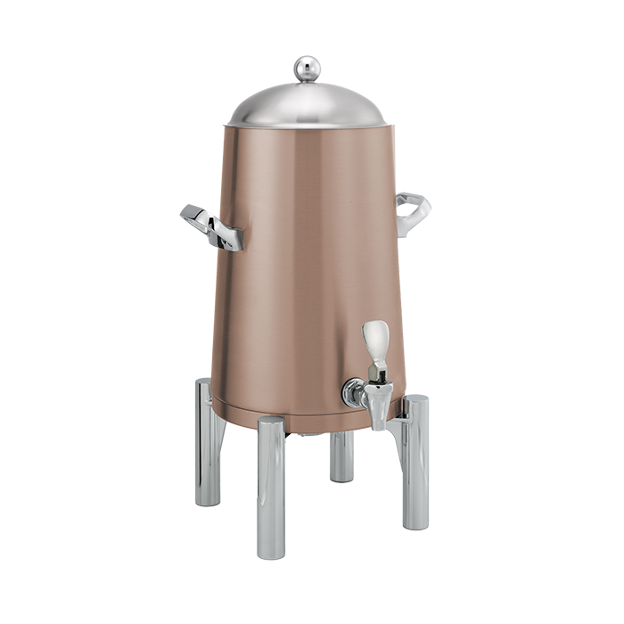Flame Free™ Thermo-Urn™ 3-Gallon Vacuum Insulated Urn with Round Legs and Domed Lid in Rose Gold