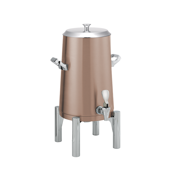 Flame Free™ Thermo-Urn™ 3-Gallon Vacuum Insulated Urn with Round Legs and Flat Lid in Rose Gold