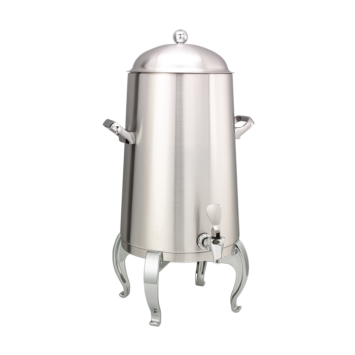 Flame Free™ Thermo-Urn™ 5-Gallon Vacuum Insulated Urn with Regal Legs and Domed Lid in Brushed Stainless