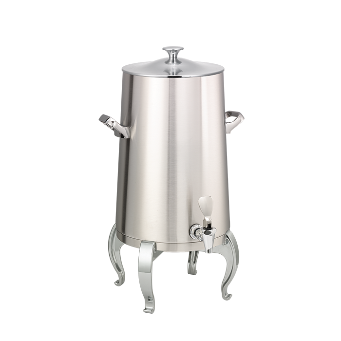 Flame Free™ Thermo-Urn™ 5-Gallon Vacuum Insulated Urn with Regal Legs and Classic Lid in Brushed Stainless