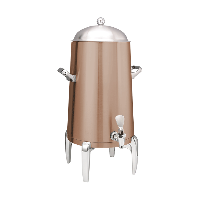Flame Free™ Thermo-Urn™ 5-Gallon Vacuum Insulated Urn with Modern Legs and Domed Lid in Rose Gold