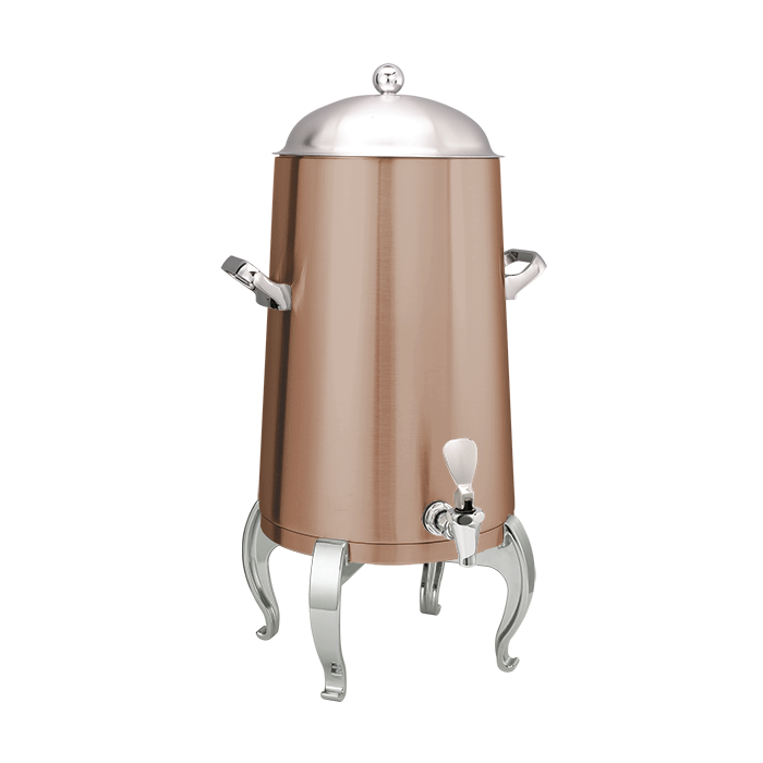 Flame Free™ Thermo-Urn™ 5-Gallon Vacuum Insulated Urn with Regal Legs and Domed Lid in Rose Gold