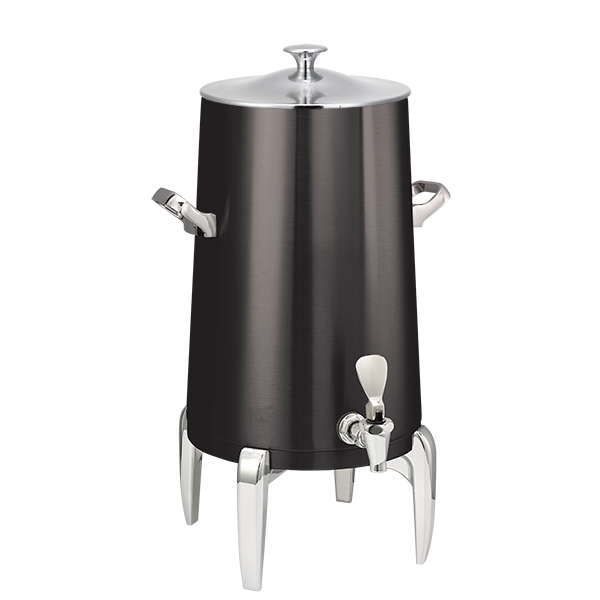 Flame Free™ Thermo-Urn™ 5-Gallon Vacuum Insulated Urn with Modern Legs and Classic Lid in Black Onyx