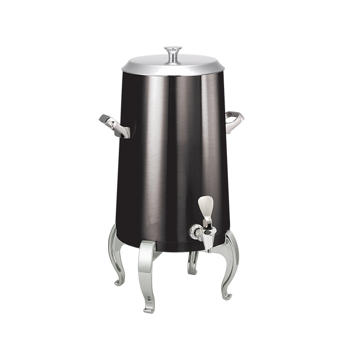 Flame Free™ Thermo-Urn™ 5-Gallon Vacuum Insulated Urn with Regal Legs and Flat Lid in Black Onyx