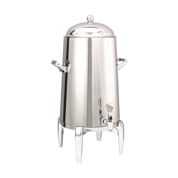 Flame Free™ Thermo-Urn™ 5-Gallon Vacuum Insulated Urn with Modern Legs and Domed Lid in Polished Stainless