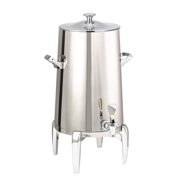 Flame Free™ Thermo-Urn™ 5-Gallon Vacuum Insulated Urn with Modern Legs and Classic Lid in Polished Stainless