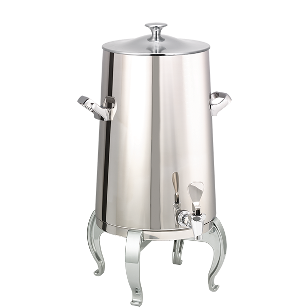 Flame Free™ Thermo-Urn™ 5-Gallon Vacuum Insulated Urn with Regal Legs and Classic Lid in Polished Stainless