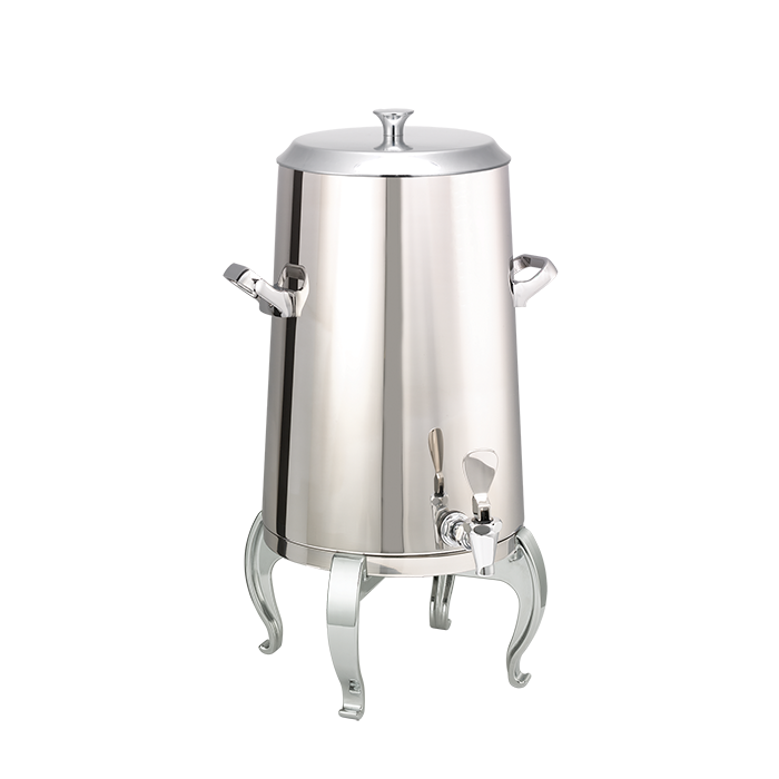 Flame Free™ Thermo-Urn™ 5-Gallon Vacuum Insulated Urn with Regal Legs and Flat Lid in Polished Stainless