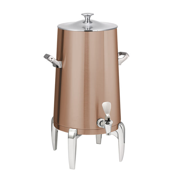 Flame Free™ Thermo-Urn™ 5-Gallon Vacuum Insulated Urn with Modern Legs and Classic Lid in Rose Gold