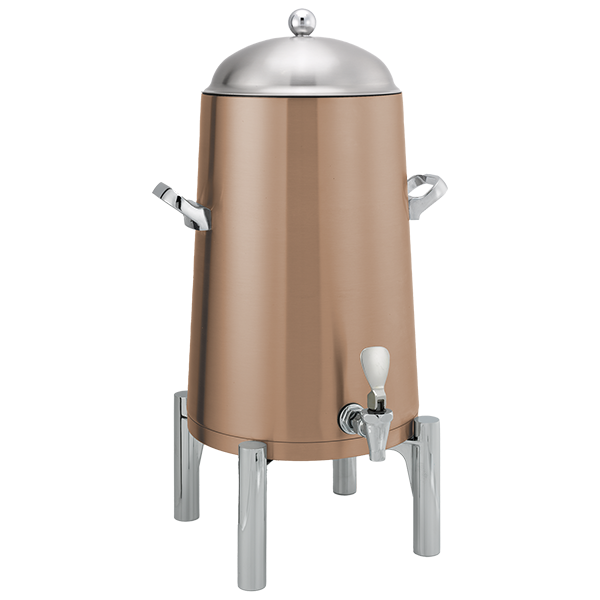 Flame Free™ Thermo-Urn™ 5-Gallon Vacuum Insulated Urn with Round Legs and Domed Lid in Rose Gold
