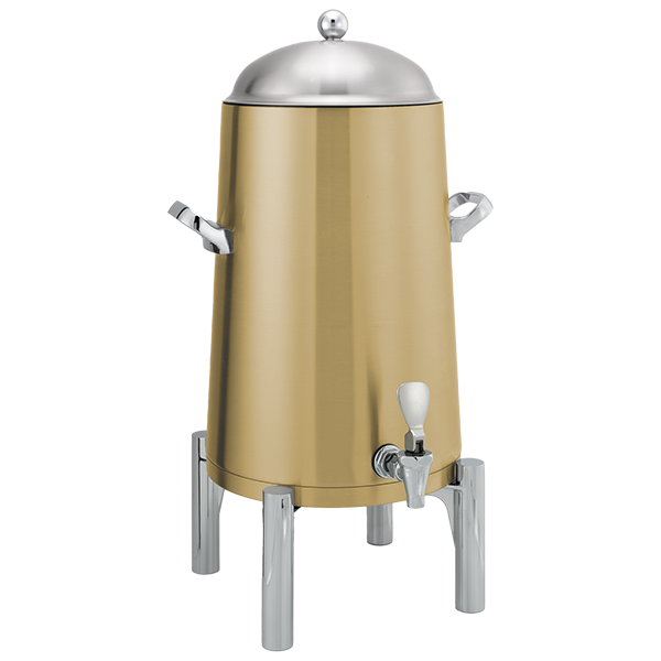 Flame Free™ Thermo-Urn™ 5-Gallon Vacuum Insulated Urn with Round Legs and Domed Lid in Vintage Gold