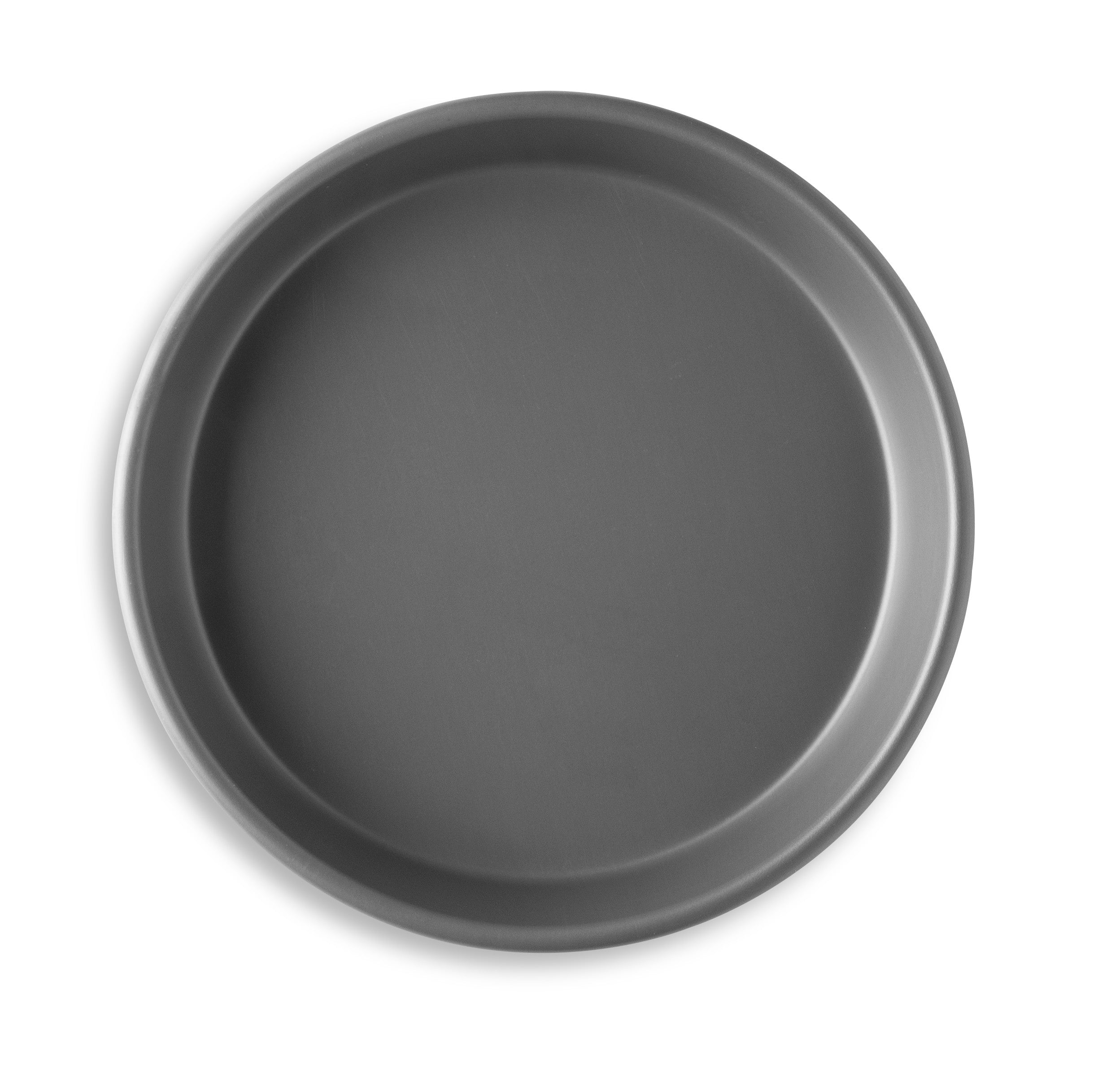 9" Solid Tapered Deep Dish Pizza Pan with Hard Coat Anodized Finish
