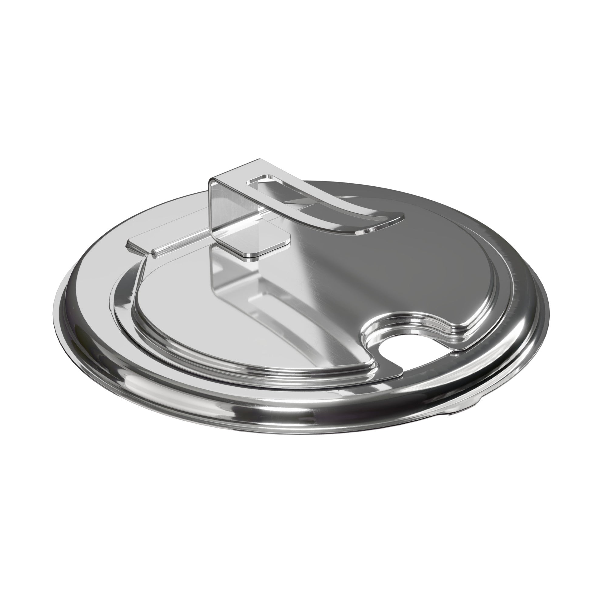 8" Stainless Steel Hinged Cover with Kool-Touch® Handle