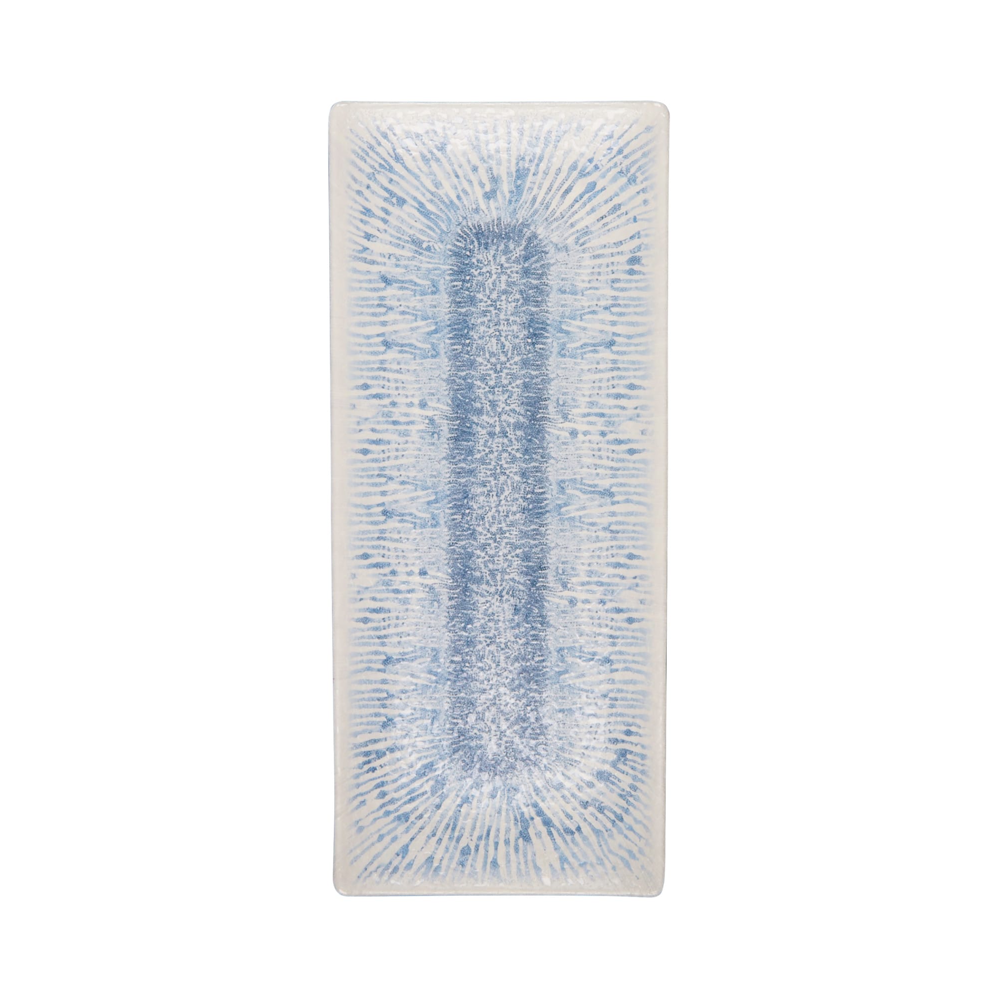 Elite Global Solutions Catalina 11-1/2" x 4-7/8" Rectangular Melamine Plate, Light Blue