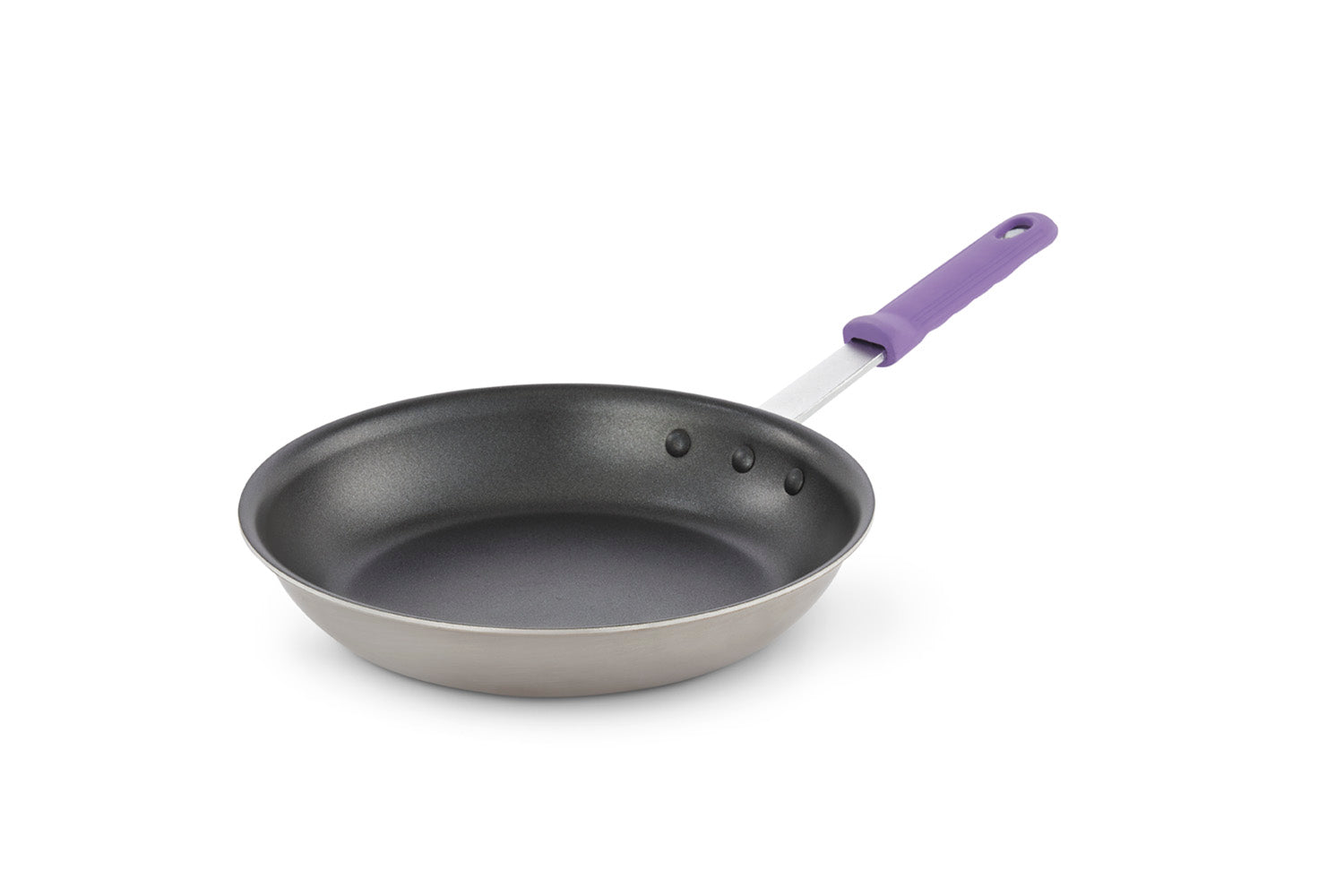 Tribute® 3-Ply Fry Pan with Ceramiguard® II Non-Stick and Purple Sleeve Handle - 10-IN