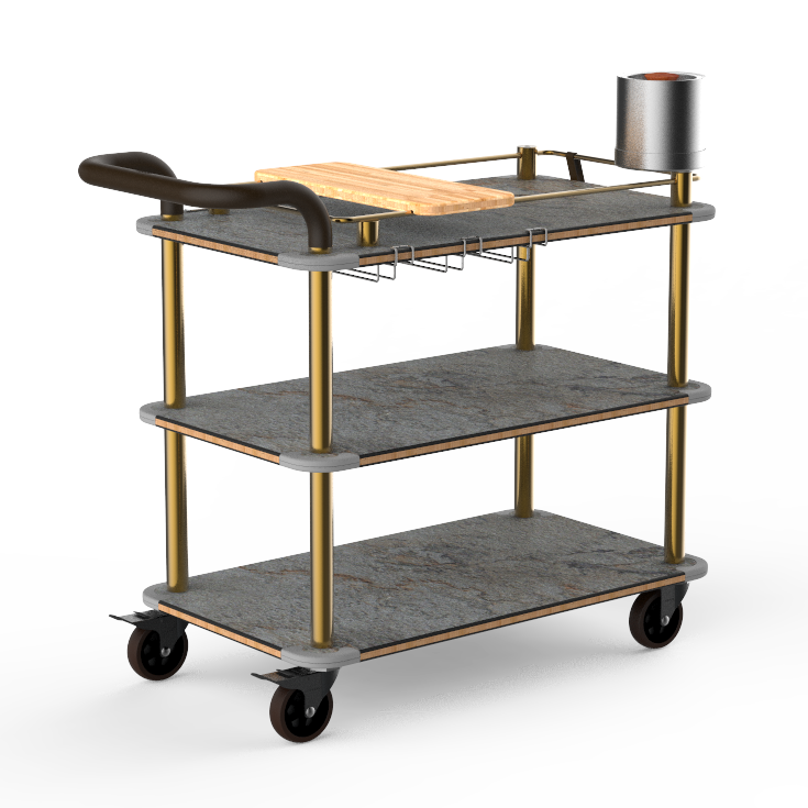 Mixology Cart L 41.5" W 21.0" Rollin