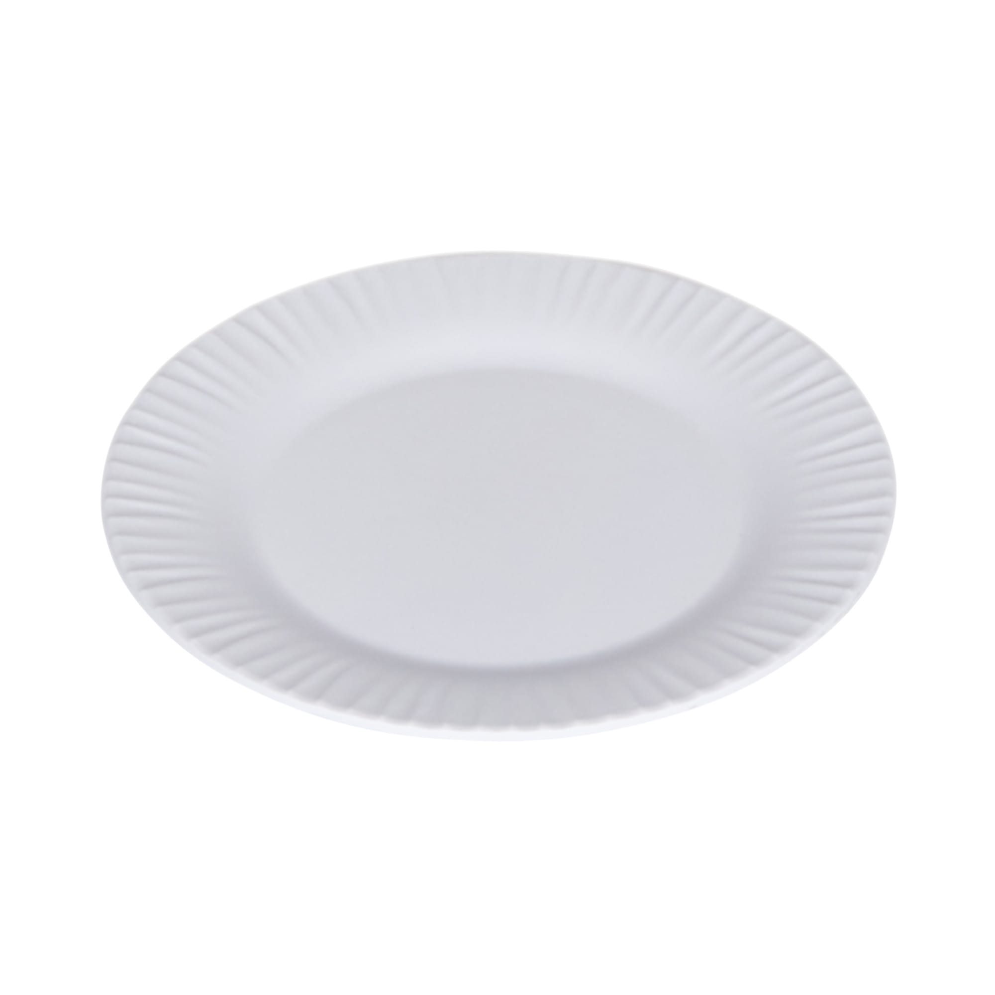 Riva Maris 6" Wide Rim Melamine Plate, White